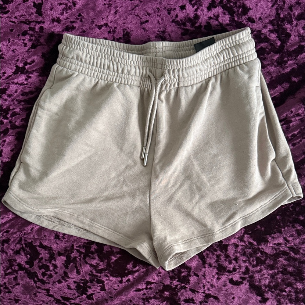 H&M Beige Athletic Shorts